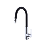 Pearl Pull Out Sink Nero Mixer With Vegie Spray Function Shower - Matte Black
