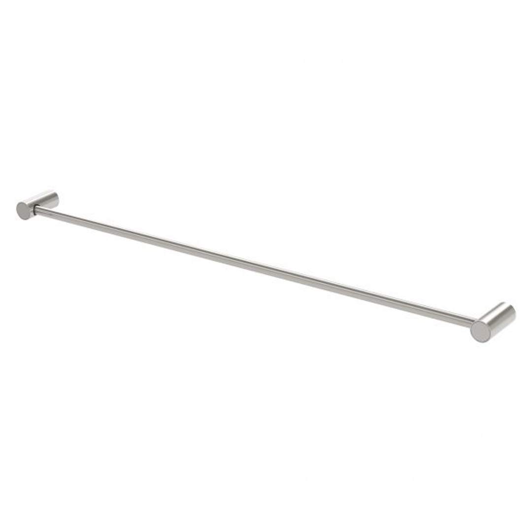 Vivid Slimline Single Phoenix Towel Rail 600mm - Brushed Nickel