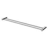 Vivid Slimline Double Phoenix Towel Rail 600mm - Brushed Nickel