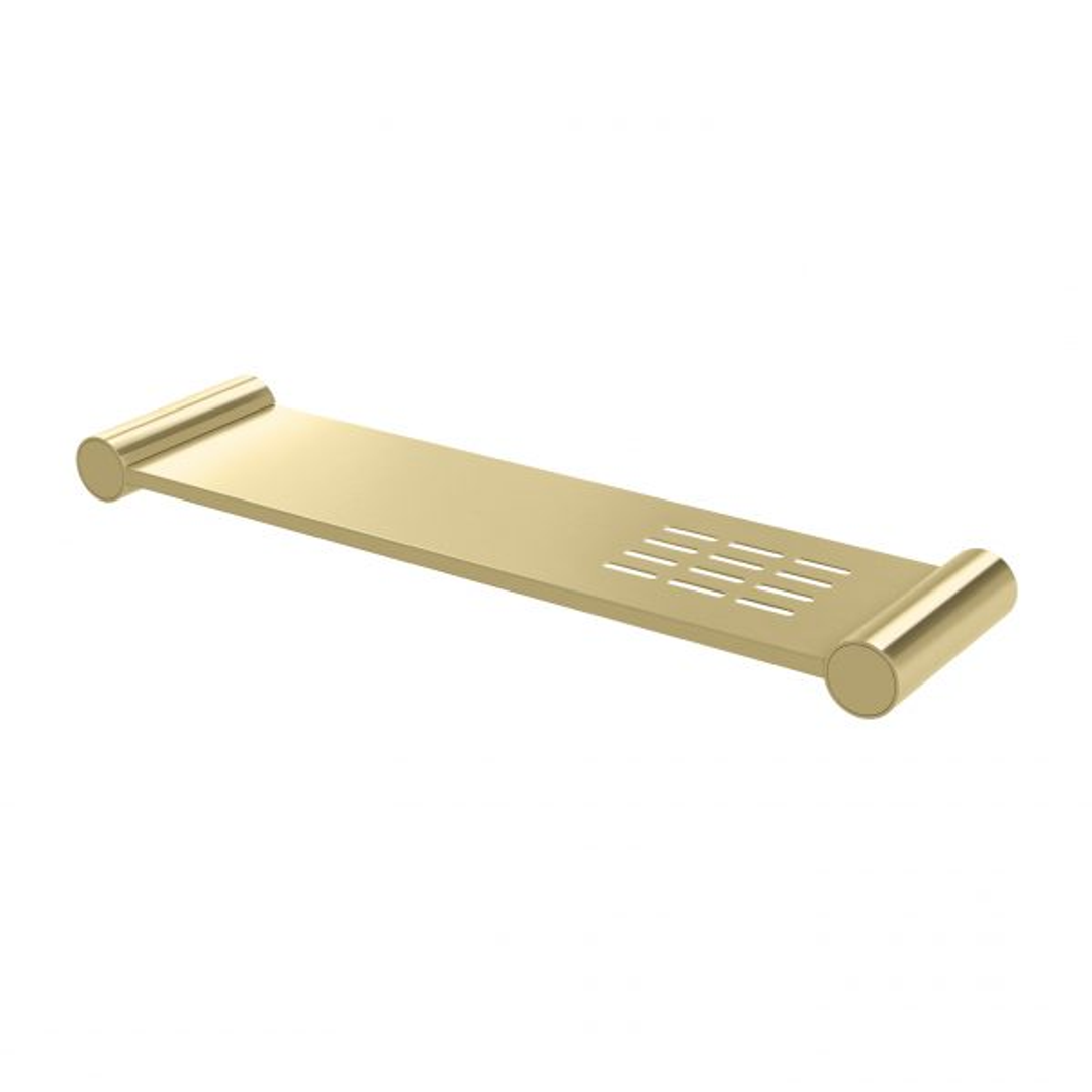 Phoenix Vivid Slimline Shower Shelf 370mm - Brushed Gold