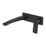 Mekko Switchmix Wall Basin/Bath Phoenix Mixer Set 200mm Fit off Kit - Matte Black
