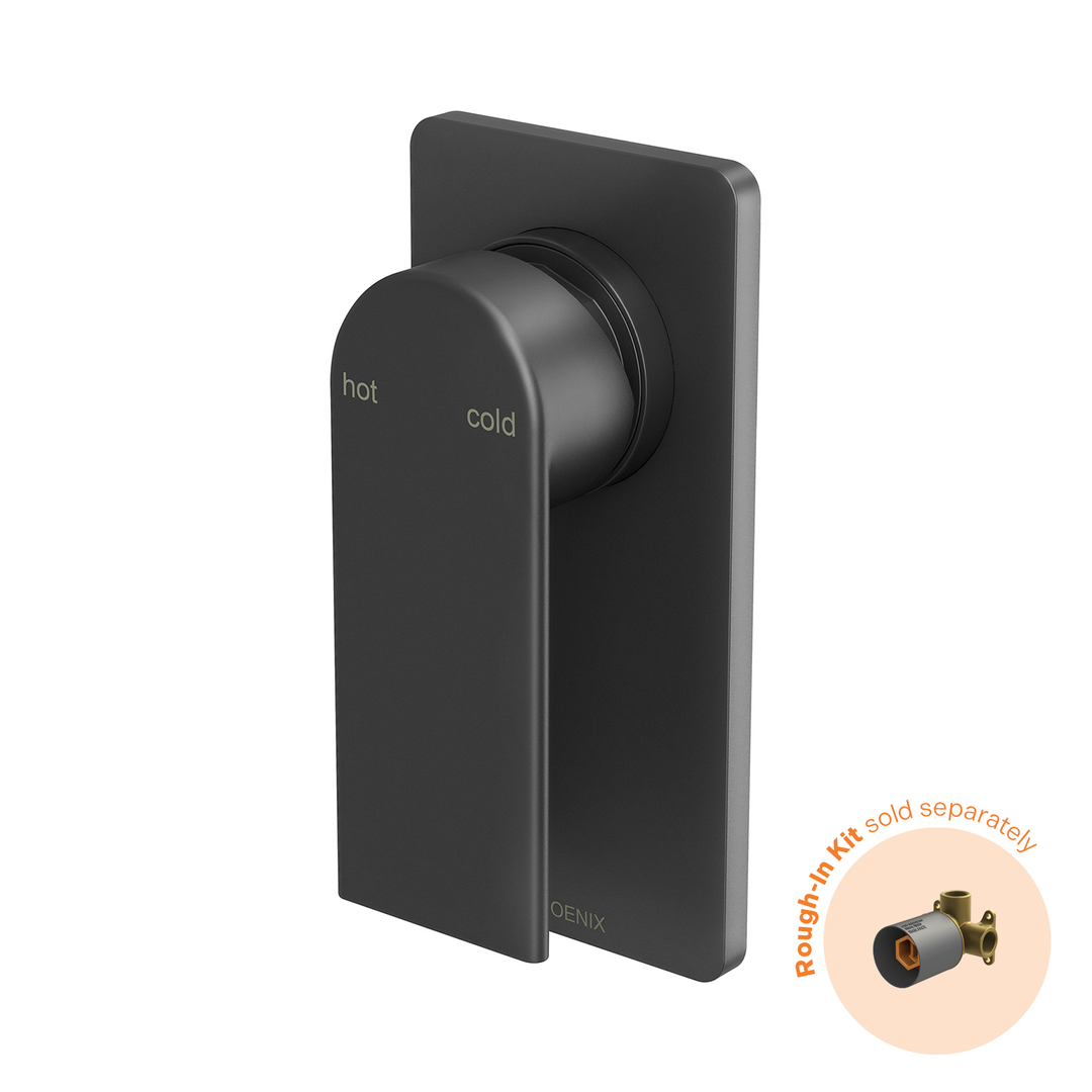 Teel Switchmix Shower / Wall Phoenix Mixer Fit-Off Kit - Matte Black