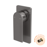 Teel Switchmix Shower / Wall Phoenix Mixer Fit-Off Kit - Brushed Carbon