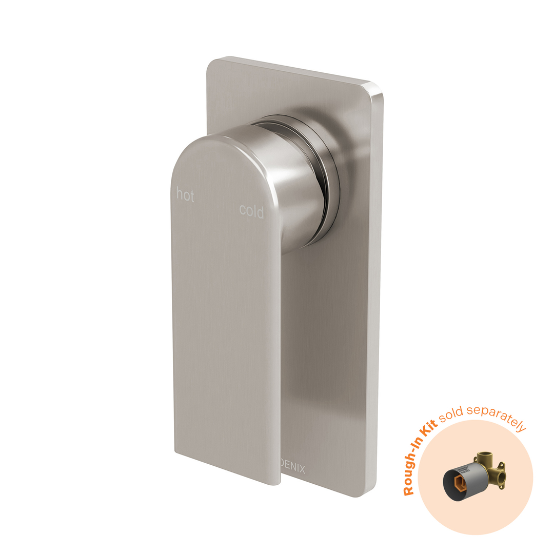Teel Switchmix Shower / Wall Phoenix Mixer Fit-Off Kit - Brushed Nickel