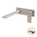 Teel Switchmix Wall Basin / Bath Phoenix Mixer Set 200Mm Fit-Off Kit - Brushed Nickel