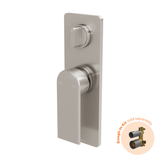 Teel Switchmix Shower / Bath Diverter Phoenix Mixer Fit-Off Kit - Brushed Nickel