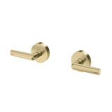 Vivid Slimline Plus Lever Wall Phoenix Top Assemblies 15Mm Ext Spindles - Brushed Gold