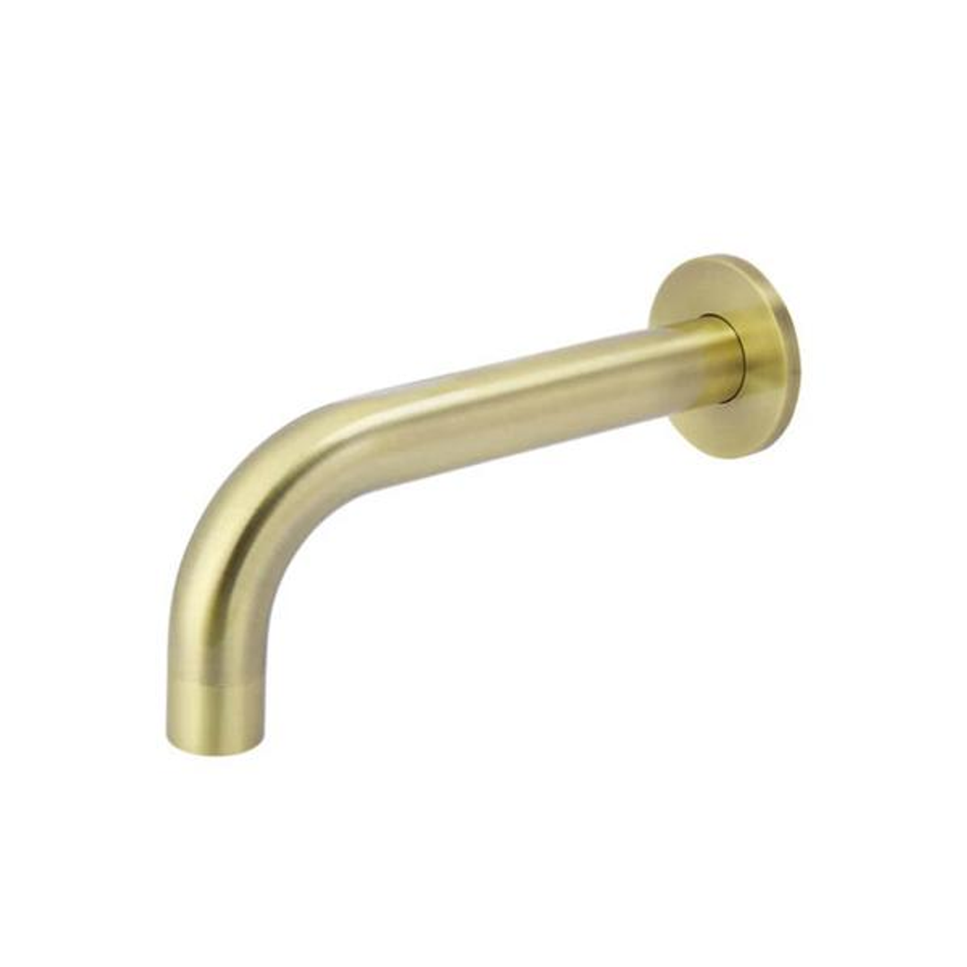 Meir Universal Round Curved Spout 130Mm - Tiger Bronze