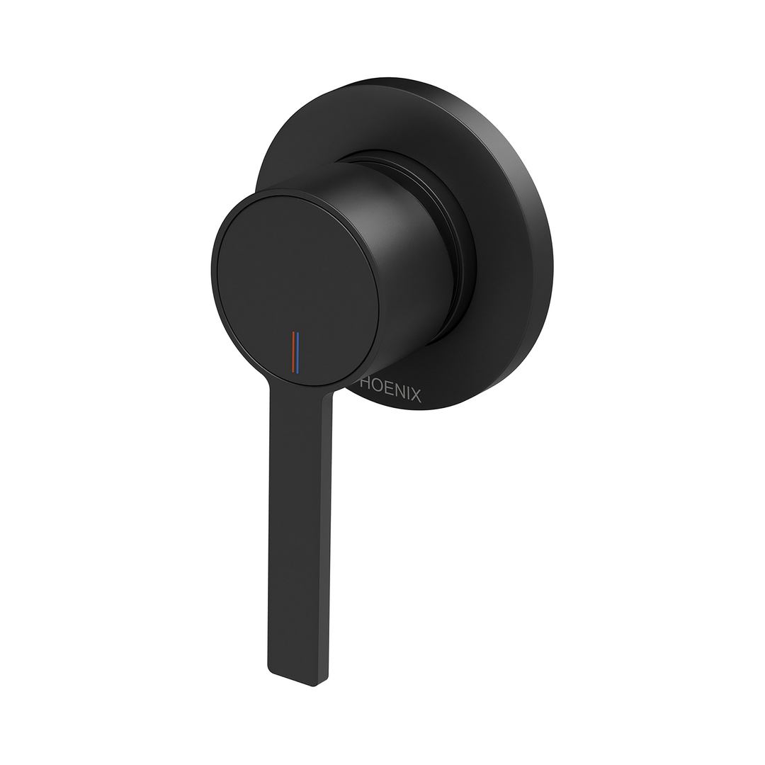 Lexi Mkii Switchmix Shower / Wall Phoenix Mixer Fit-Off Kit - Matte Black