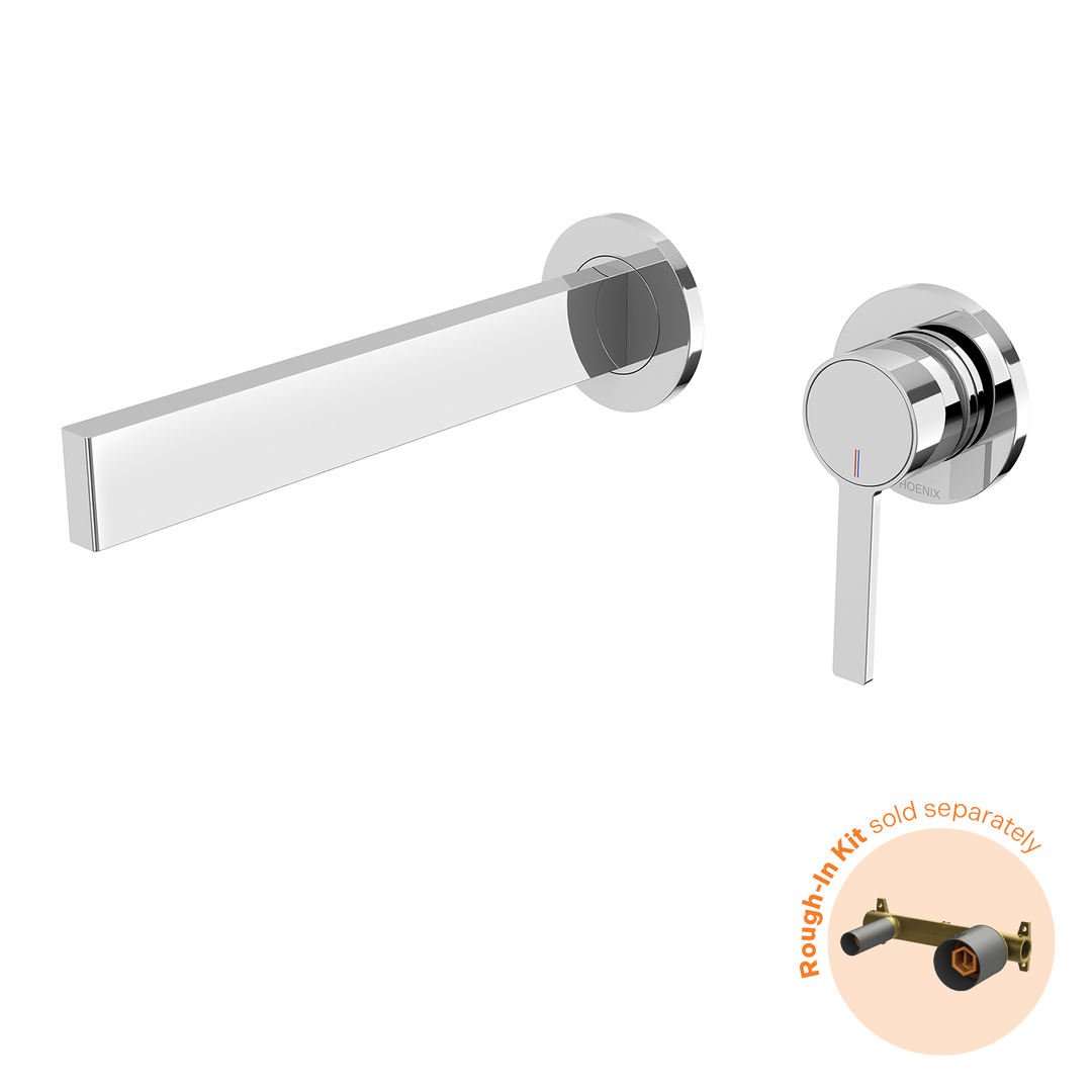 Lexi Mkii Switchmix Wall Basin Phoenix Mixer Set 200Mm Fit-Off Kit - Chrome