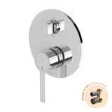 Lexi Mkii Switchmix Shower / Bath Diverter Phoenix Mixer Fit-Off Kit - Chrome