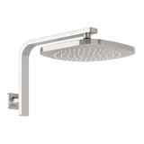 Nauge Nauge HighRise Shower Arm & Rose Phoenix - Brushed Nickel