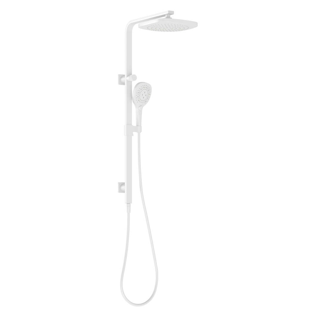 Nuage Twin Shower - Matte White