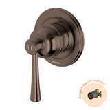 Phoenix Cromford Switchmix Shower / Wall Mixer Fit-Off Kit - Brushed Bronze