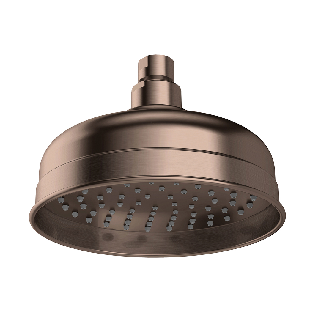 Phoenix Cromford Shower Rose - Brushed Bronze