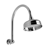 Cromford High-Rise Phoenix Shower Arm & Rose - Chrome