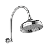 Cromford Cromford Hi Rise Shower Arm & Rose Phoenix 210mm - Chrome