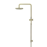 Meir Round Combination Shower Rail 200Mm Rose Single Function Hand Shower - Tiger Bronze