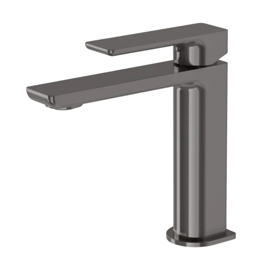 Gloss Mkii Basin Phoenix Mixer - Brushed Carbon