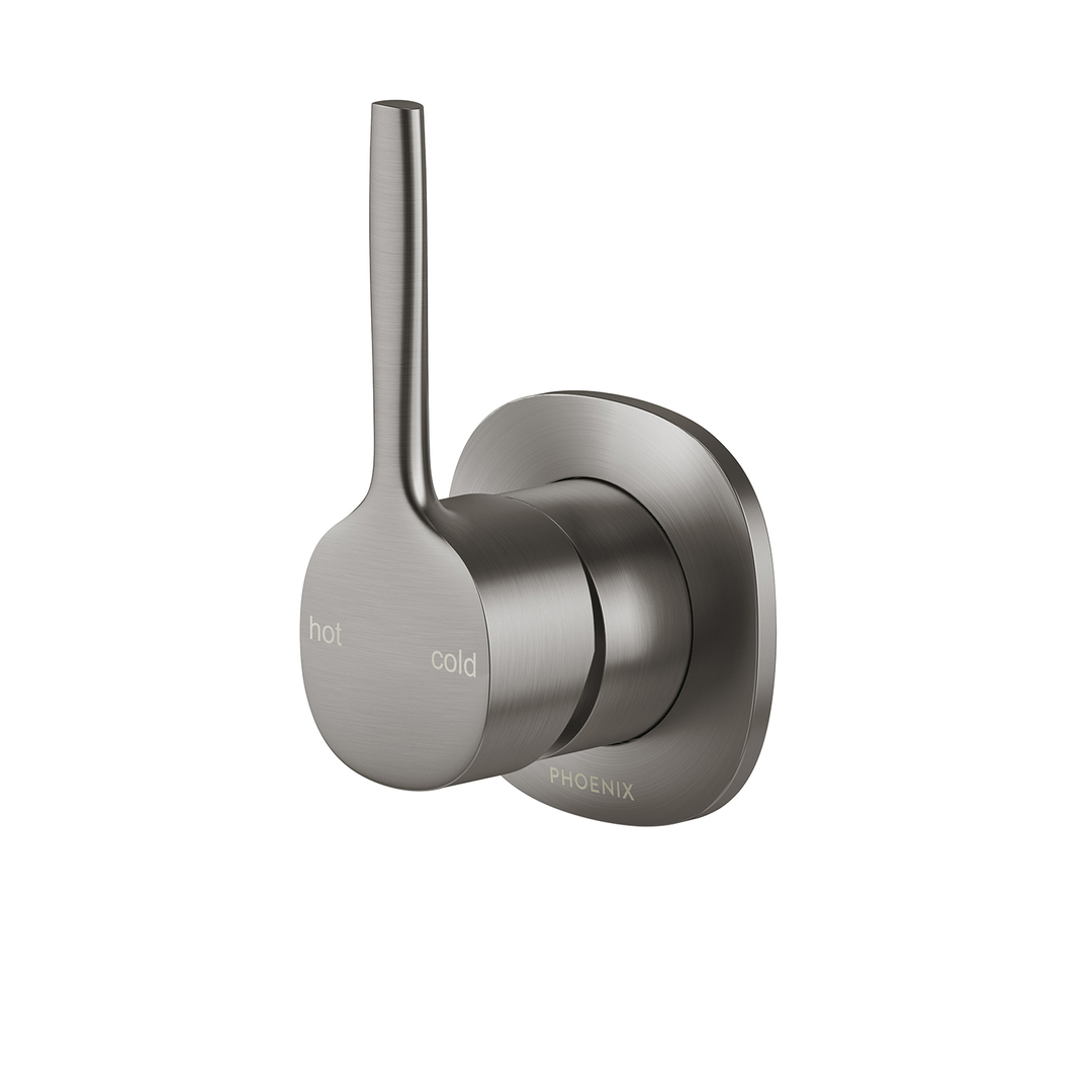 Vask Switchmix Shower / Wall Phoenix Mixer Pin Up - Brushed Carbon