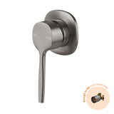 Vask Switchmix Shower / Wall Phoenix Mixer Fit-Off Kit - Brushed Carbon