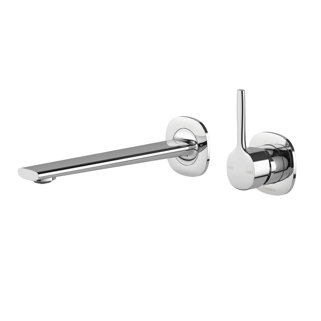 Vask Switchmix Wall Basin / Bath Phoenix Mixer Set 200Mm Pin Up - Brushed Gold