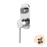 Vask Switchmix Shower / Bath Diverter Phoenix Mixer Fit-Off Kit - Chrome