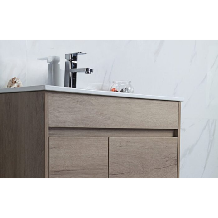 Aulic York Finger Pull Cabinet Left Hand Drawer 900L With Mini Ceramic Top