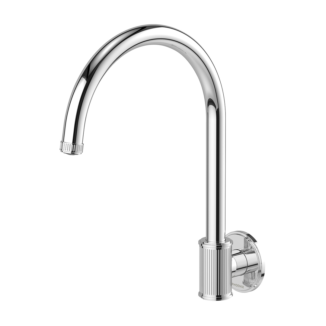 Wiltern Wiltern Wall Sink Phoenix Outlet 180mm - Chrome