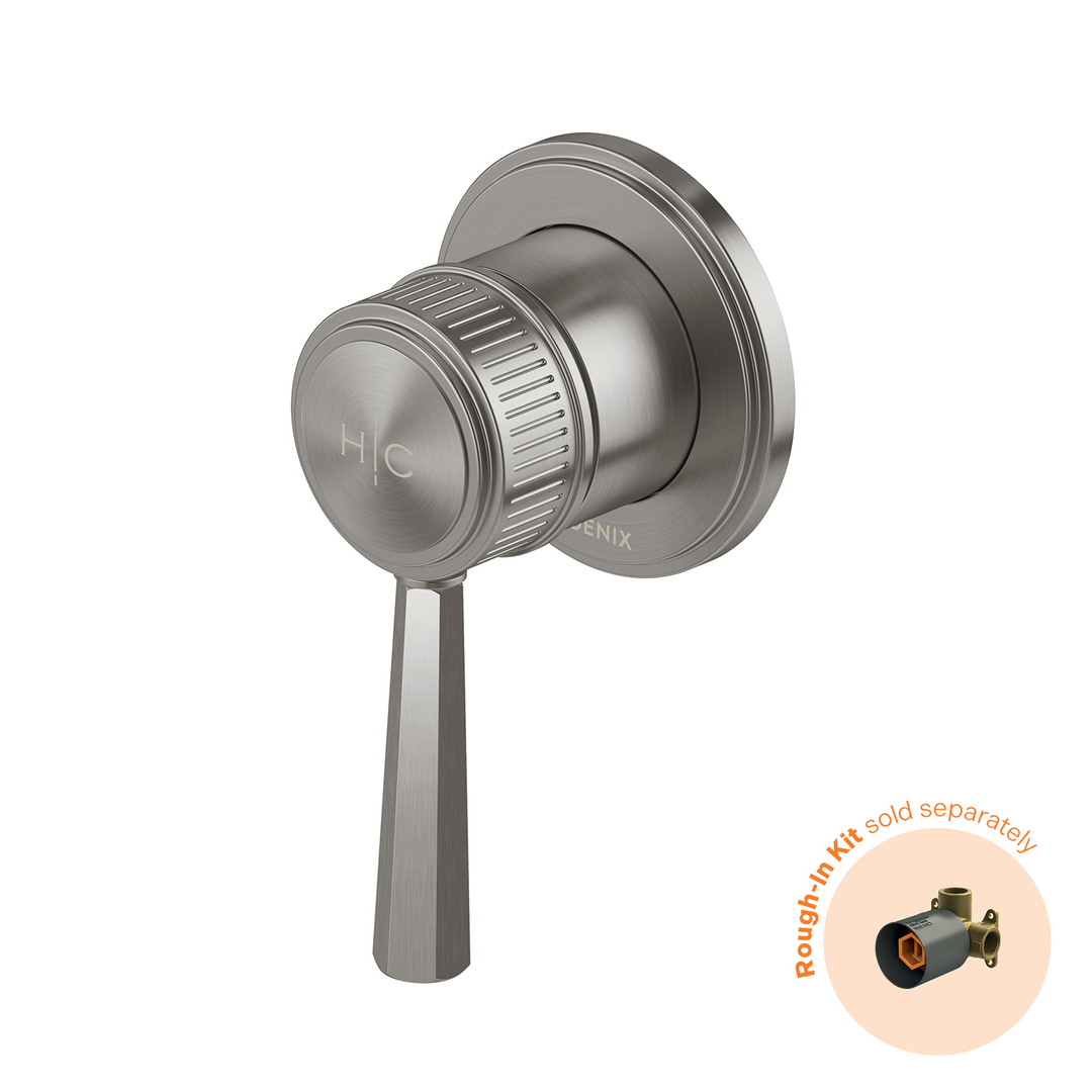 Wiltern Wiltern Switchmix Phoenix Shower/Wall Mixer FitOff Kit - Brushed Carbon