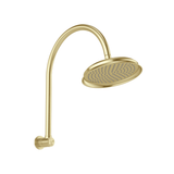 Wiltern Wiltern High Rise Shower Arm & Rose Phoenix - Brushed Gold