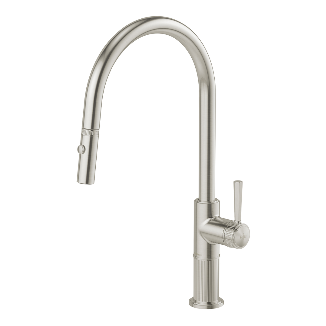 Wiltern Wiltern Pull Out Phoenix Sink Mixer 230mm - Brushed Nickel