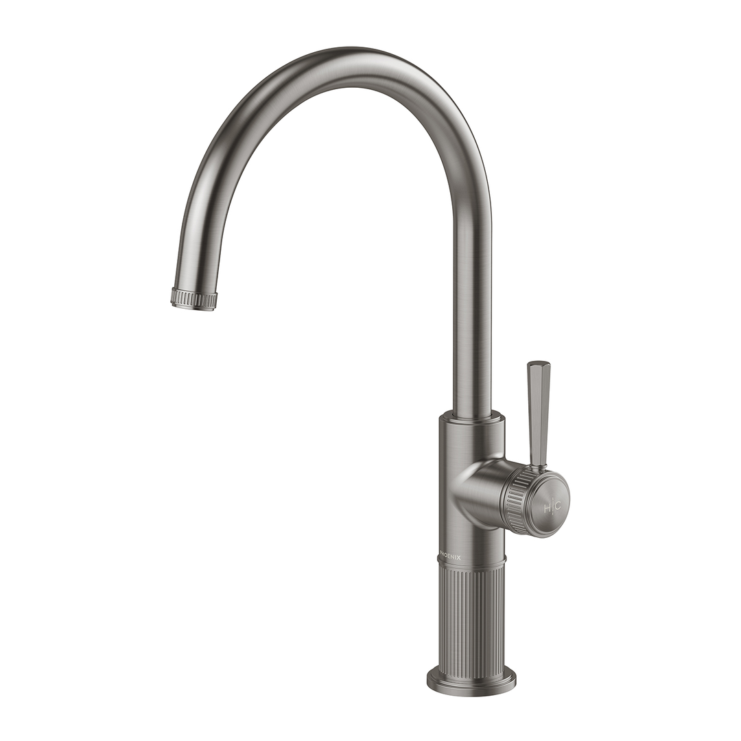 Wiltern Wiltern Sink Phoenix Mixer 200mm - Brushed Carbon
