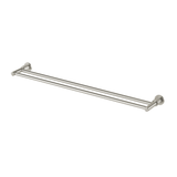Wiltern Wiltern Double Phoenix Towel Rail 800mm - Brushed Nickel