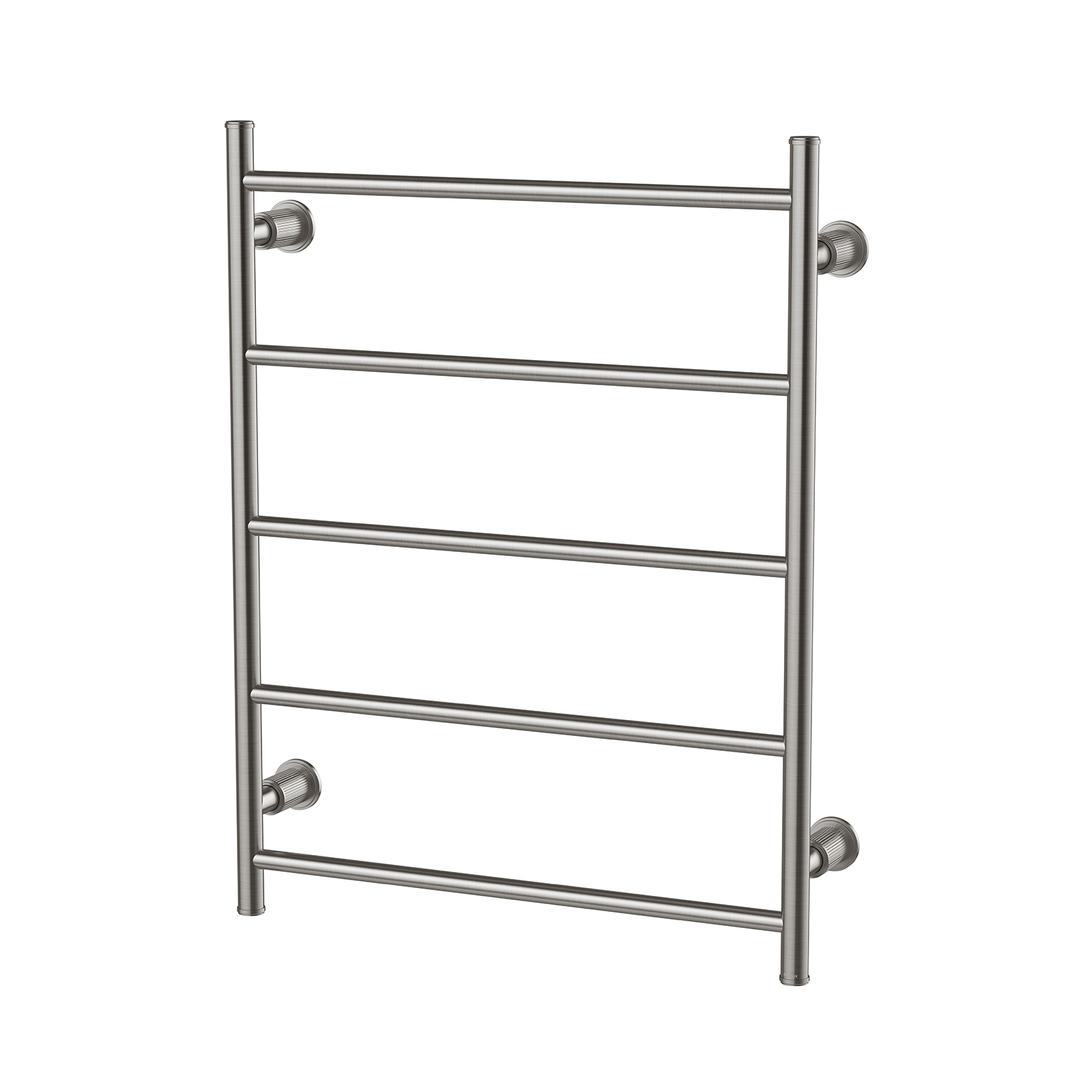 Phoenix Wiltern Heated Towel  Ladder 550mm x 750mm - Brushed Carbon