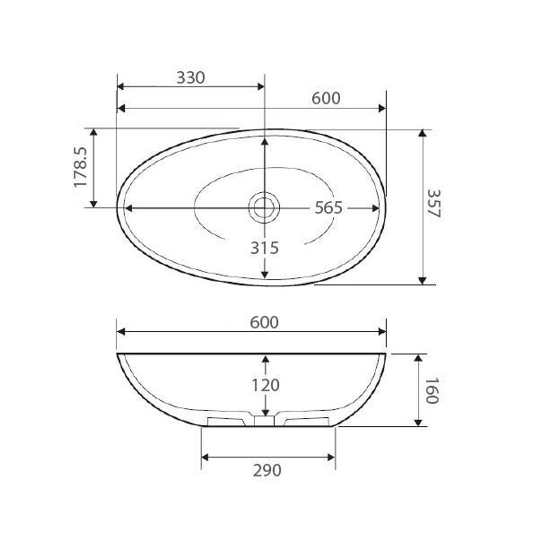 Bahama Mkii Solid Surface Fienza Basin