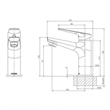 Arlo Basin Phoenix Mixer - Chrome