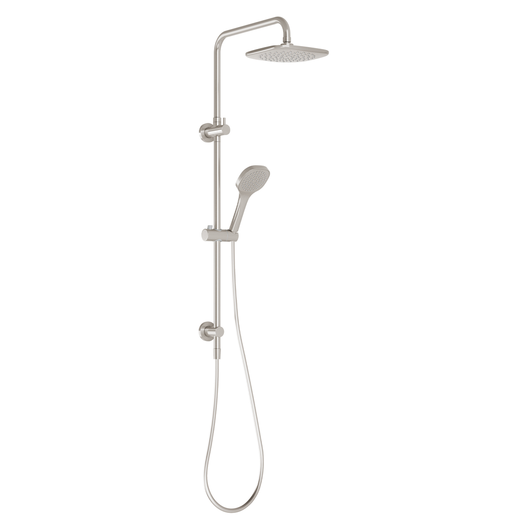 Phoenix Teva Twin Shower - Brushed Nickel