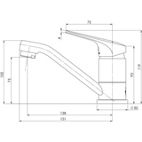 Ivy Mkii Swivel Basin Phoenix Mixer - Chrome