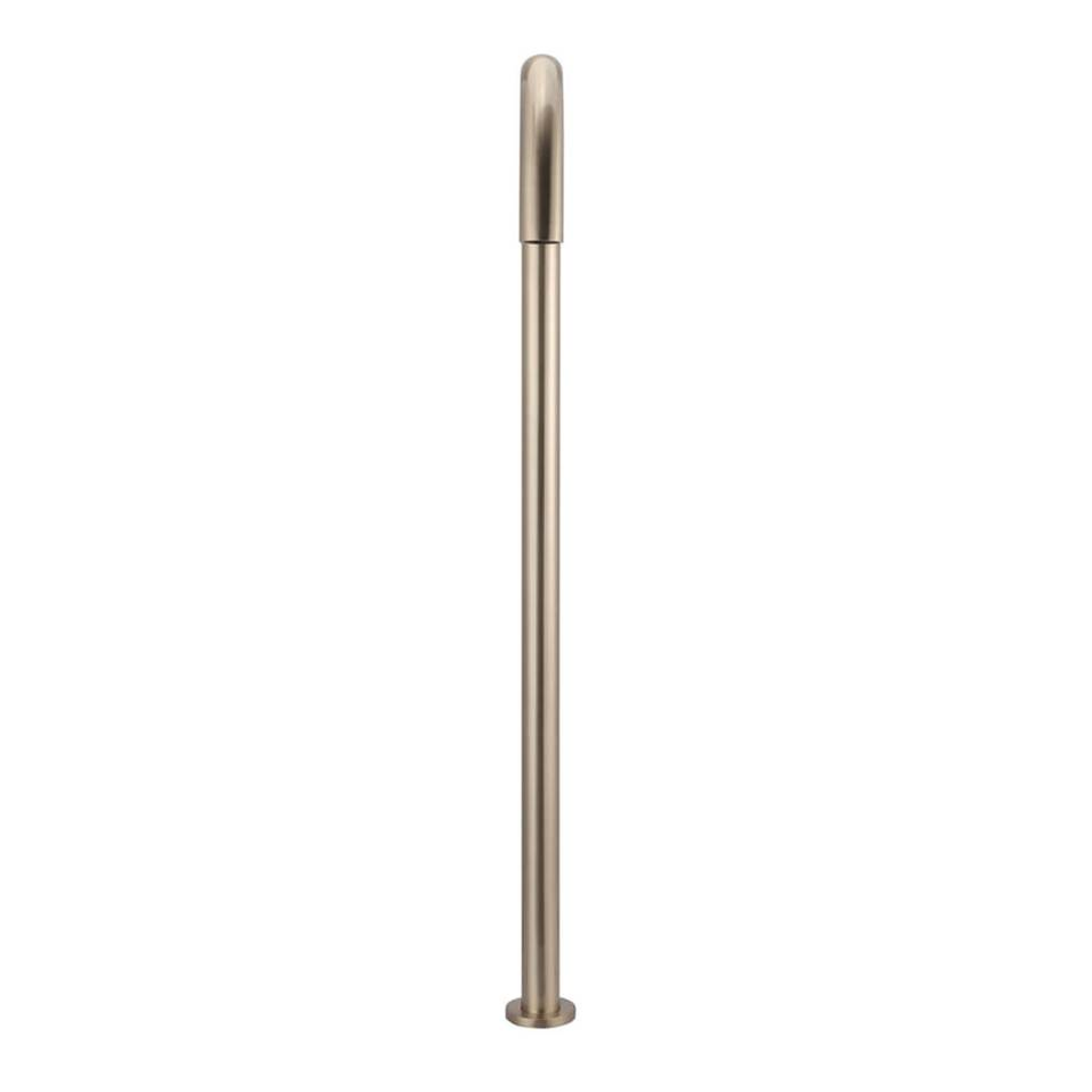 Meir Round Freestanding Bath Spout - Champagne