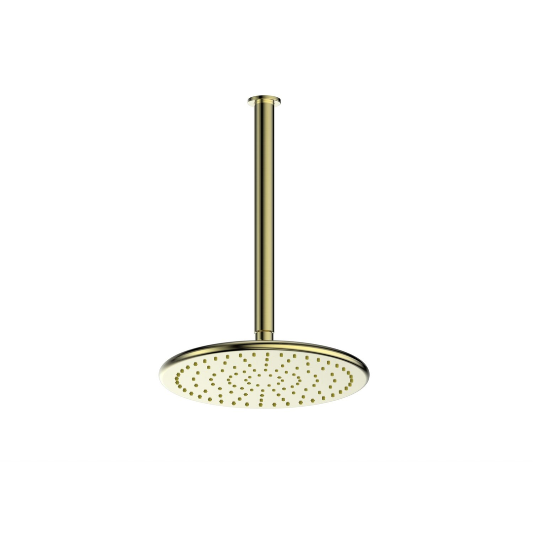 Greens Rocco Ceiling Shower - Brushed Brass