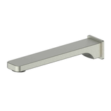 Greens Swept Bath Spout - Brushed Nickel Fixed Spout