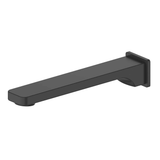 Greens Swept Bath Spout - Matte Black Fixed Spout