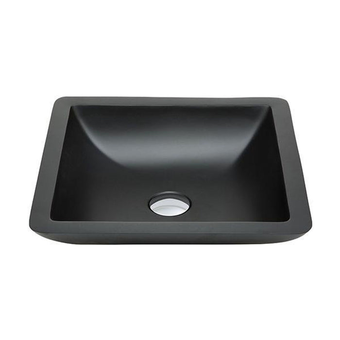 Fienza Classique 420 Above Counter Solid Surface Basin - Matte Black