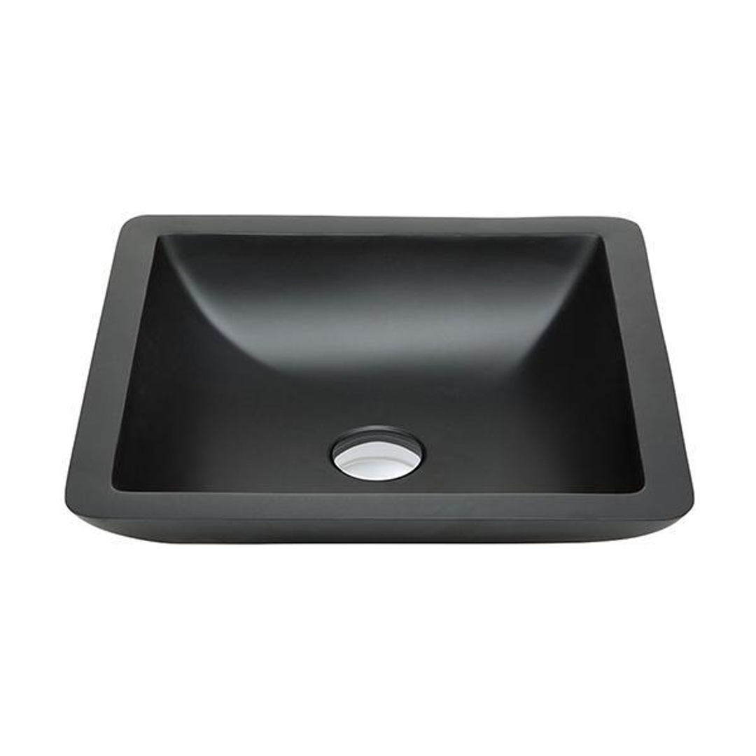 Classique 420 Above Counter Solid Surface Fienza Basin - Matte Black