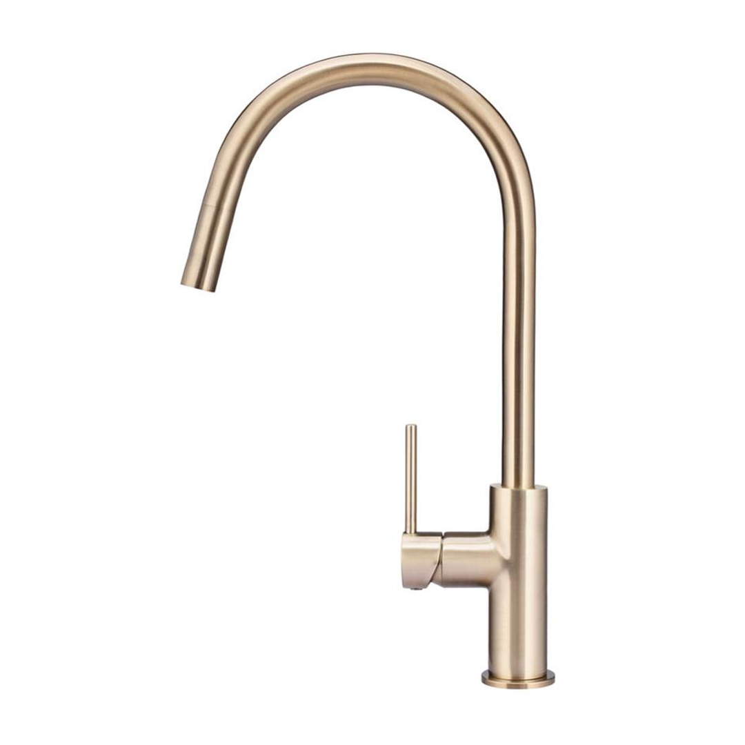 Meir Piccola Out Kitchen Mixer Tap - Champagne