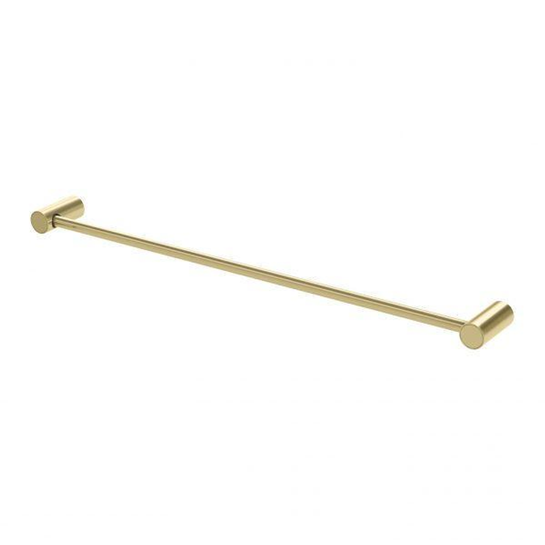 Phoenix Vivid Slimline Single Towel Rail 600mm - Brushed Gold