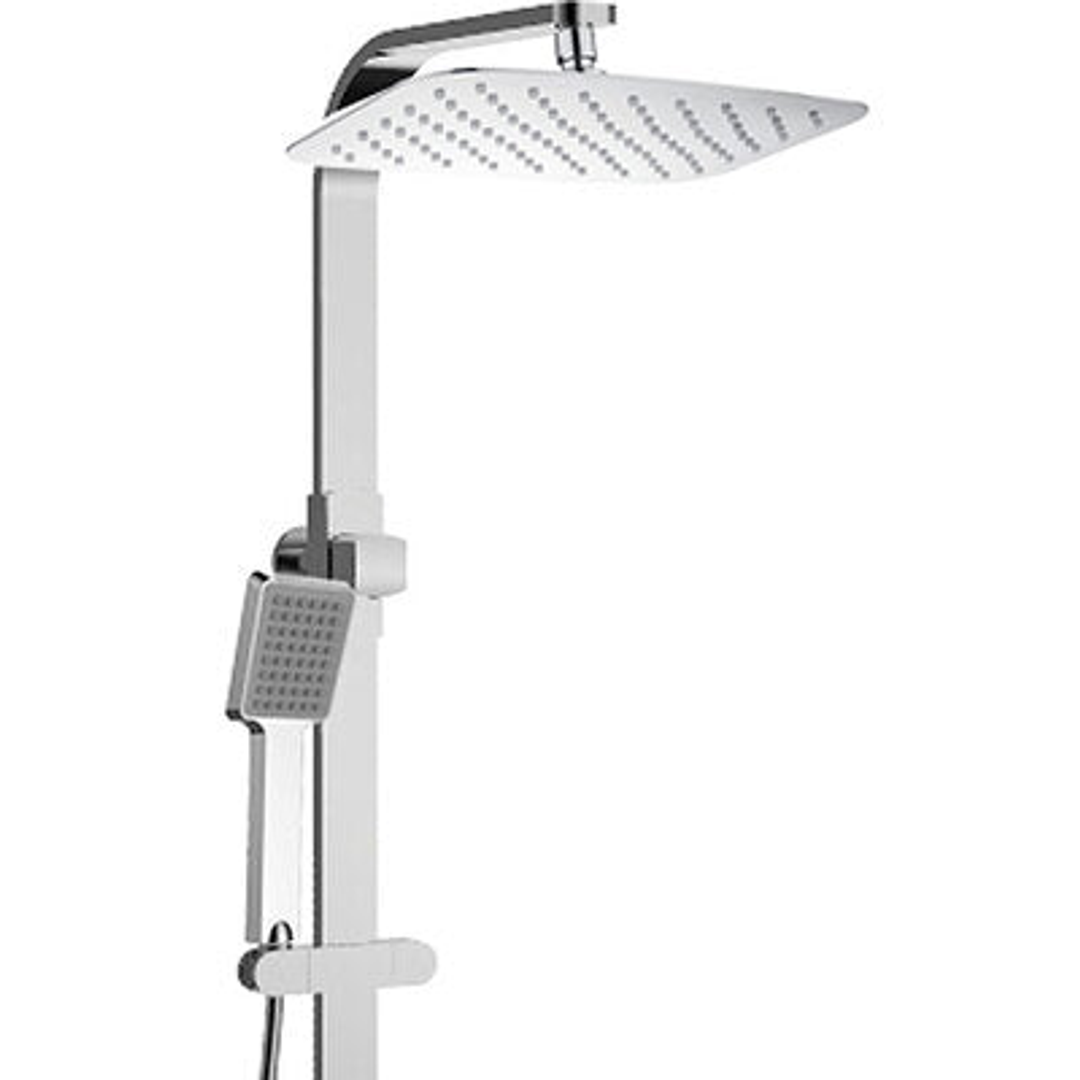 Fienza Koko Twin Rail Shower With Hand Shower - Chrome