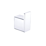 Celia Nero Robe Hook Shower - Chrome