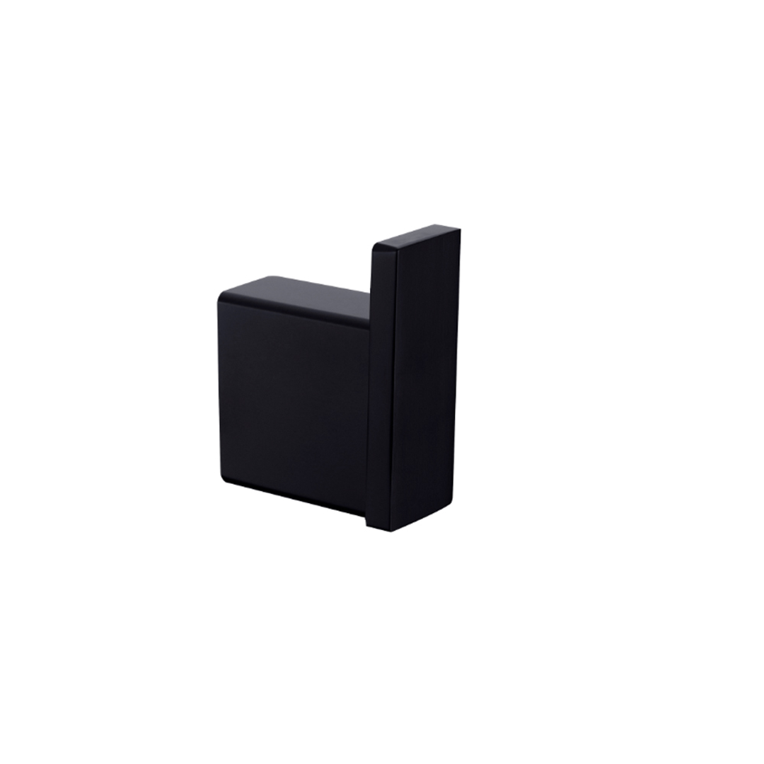Celia Nero Robe Hook Shower - Matt Balck